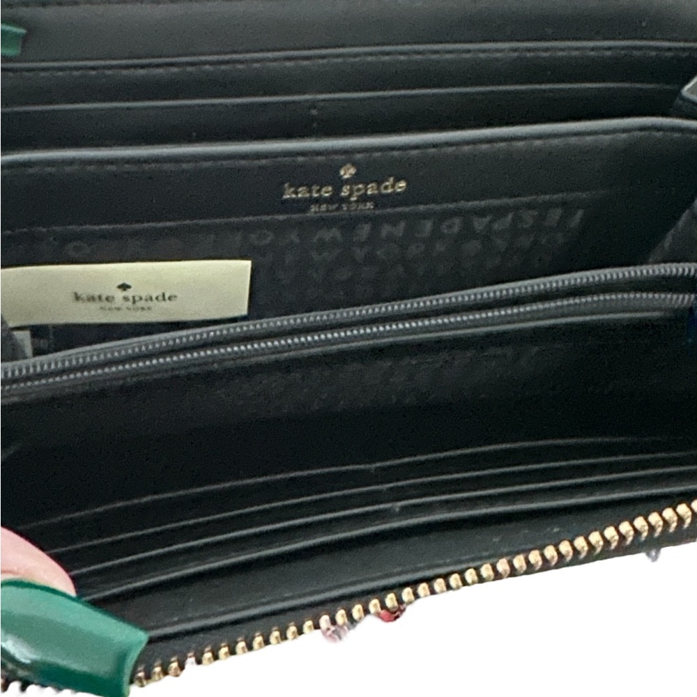 Kate Spade black leather wallet - Picture 3 of 4